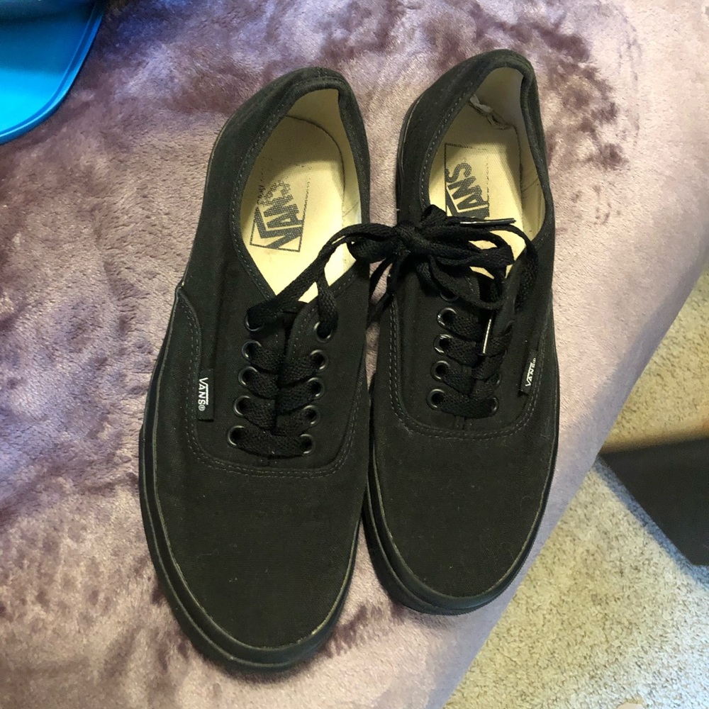 All black vans